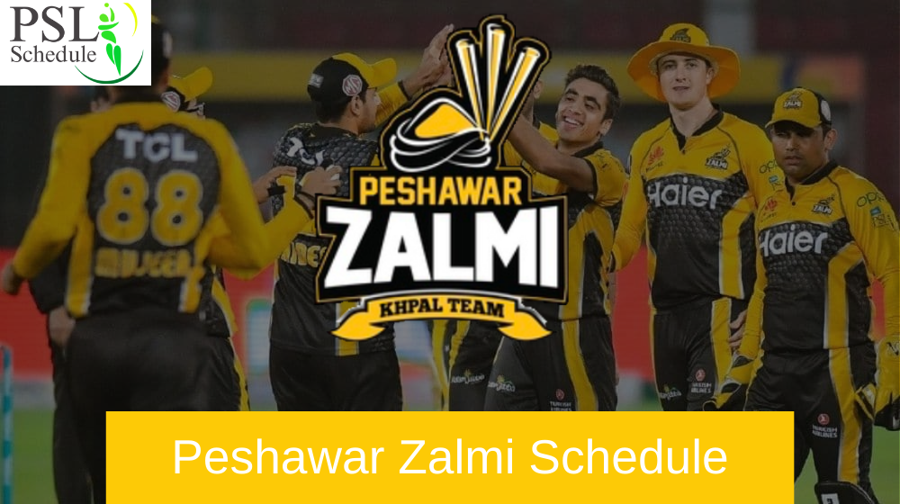 Peshawar Zalmi Schedule